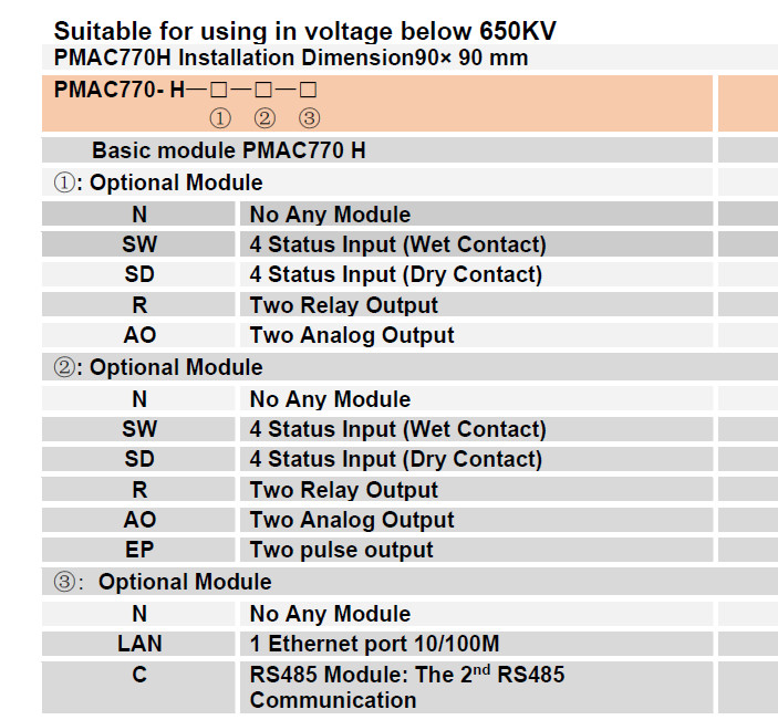 PMAC770 - Многофункциональный измеритель качества электроэнергии