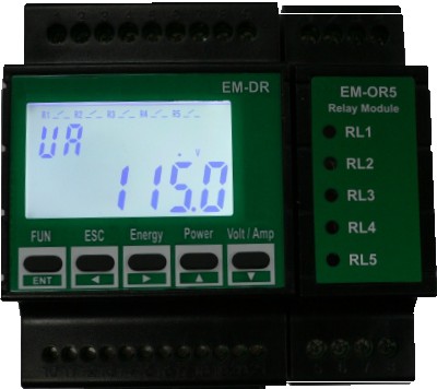 EM-DR Многоканальный измеритель параметров электроэнергии