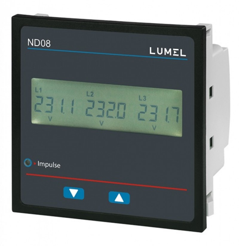 ND08 -  одно- и трёхфазный измеритель параметров электрической сети
