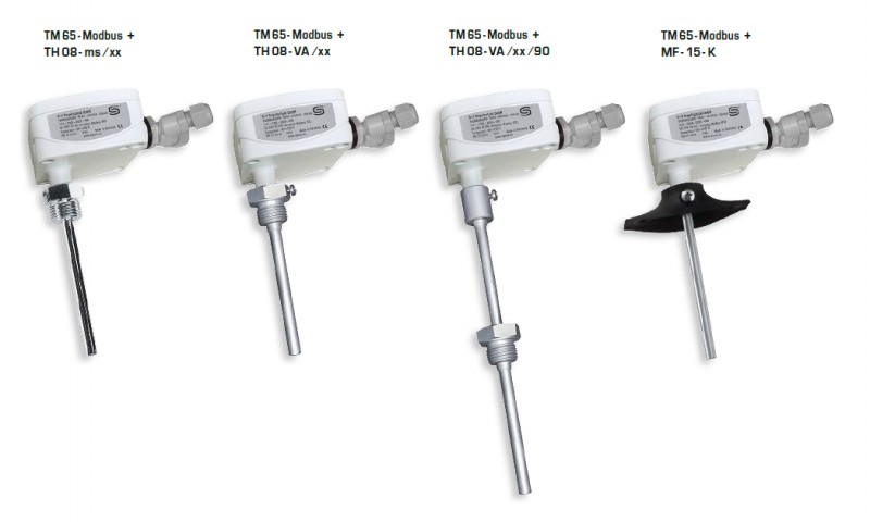 TM65-Modbus - Погружной датчик температуры с Modbus, канальный датчик температуры с Modbus