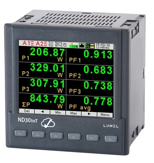 ND30IoT - измеритель параметров электрической сети с интерфейсом Ethernet, предназначенный для применения в системах IoT