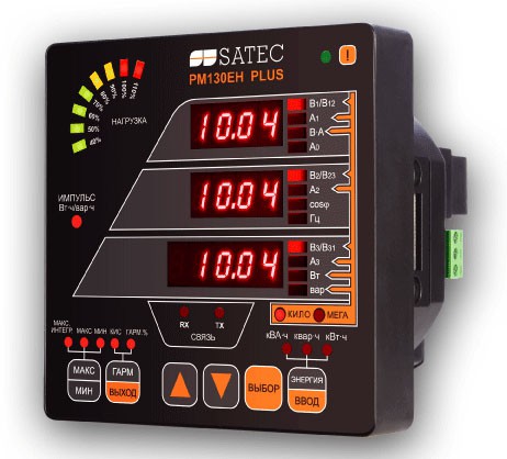 PM130EH Plus - Многофункциональный измерительный преобразователь SATEC