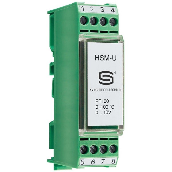 HSM - Преобразователь температуры измерительный для установки на монтажную рейку (DIN), с активным выходом