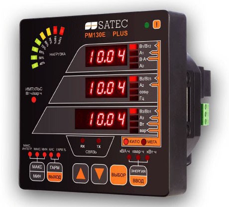 PM130E Plus - Многофункциональный измерительный преобразователь SATEC