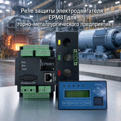Поставка реле защиты электродвигателя ЕРМ81 для горно-металлургического предприятия