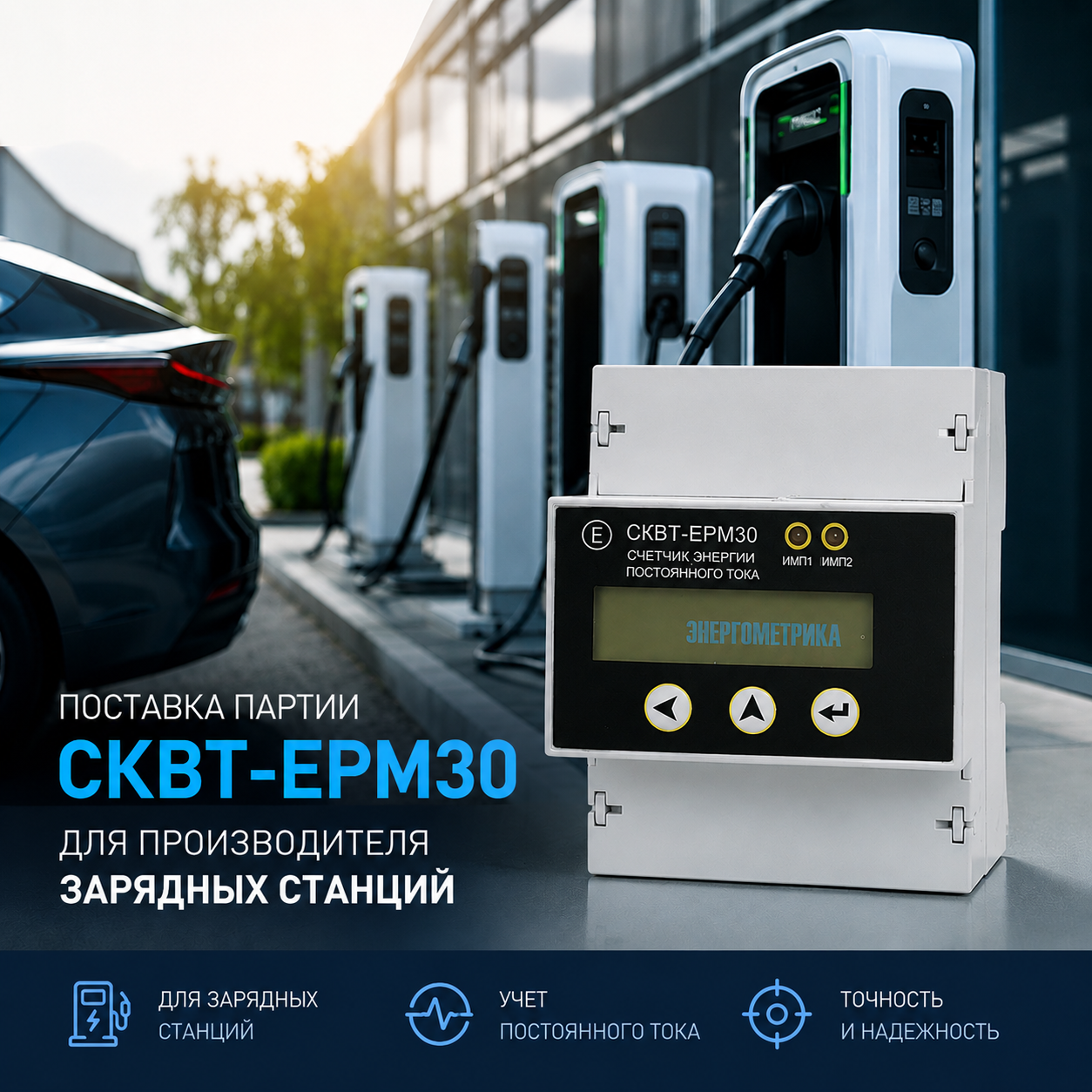 Поставка СКВТ-ЕРМ30 для производителя зарядных станций