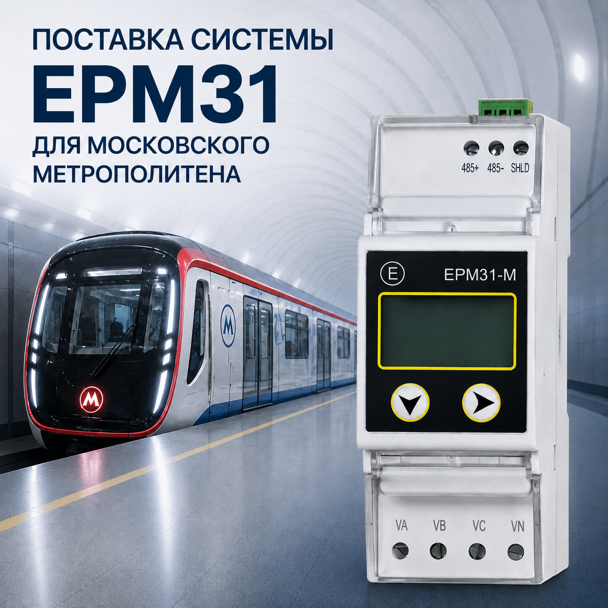 Поставка ЕРМ31 для Московского метрополитена