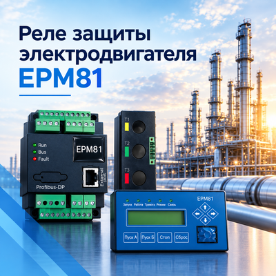Реле защиты электродвигателя EPM81 для нефтепереработки